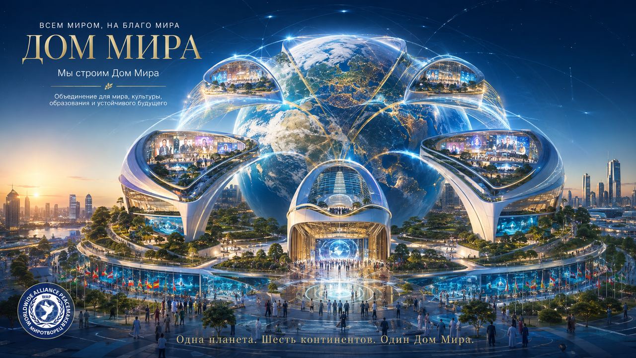 ВСЕМ МИРОМ, НА БЛАГО МИРА, МЫ СТРОИМ ДОМ МИРА