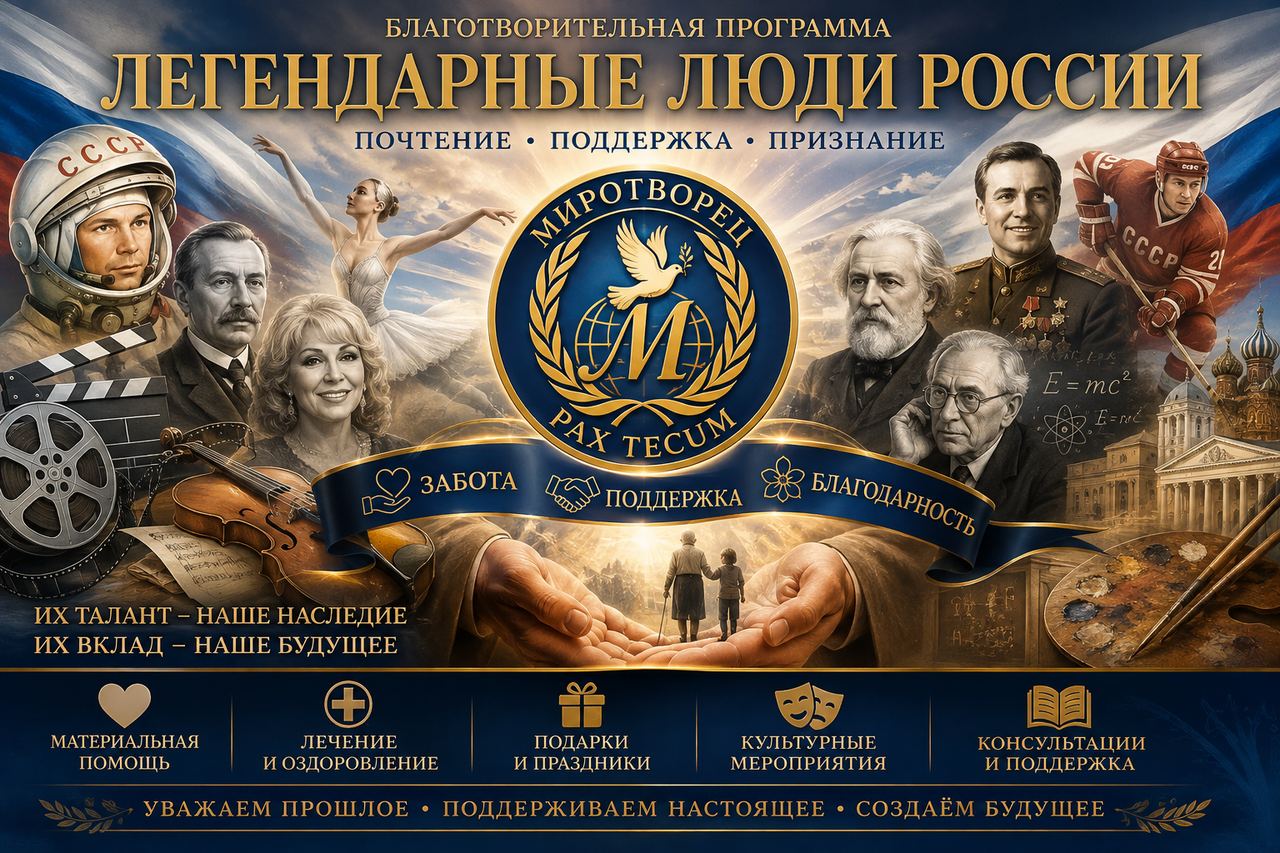 БЛАГОТВОРИТЕЛЬНАЯ ПРОГРАММА «ЛЕГЕНДАРНЫЕ ЛЮДИ РОССИИ»